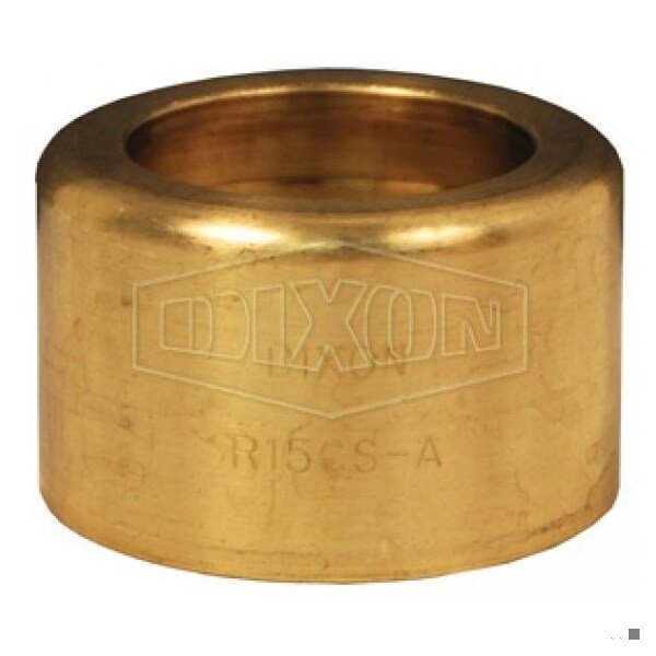 520-H Ferrule, 1-1/2 ID x 2-20/64 to 2-24/64 OD in Nominal, Hose, 1-7/16 in L, Brass